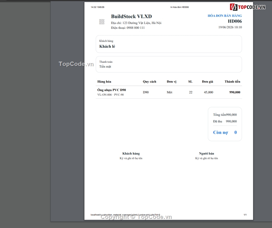 Website bán hàng,Website quản lý,quản lý bán hàng